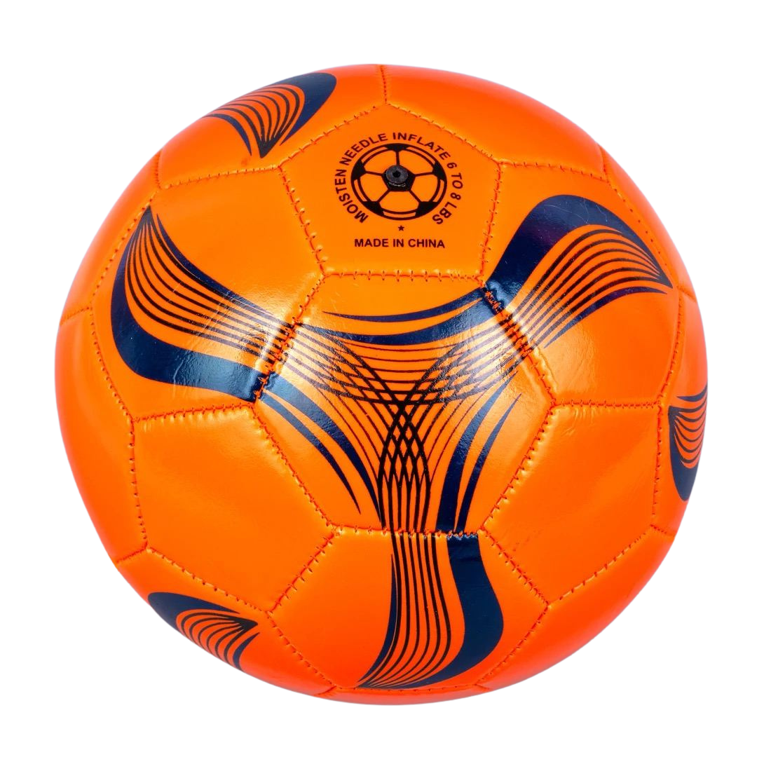 М'яч футбольний помаранчевий 68 см