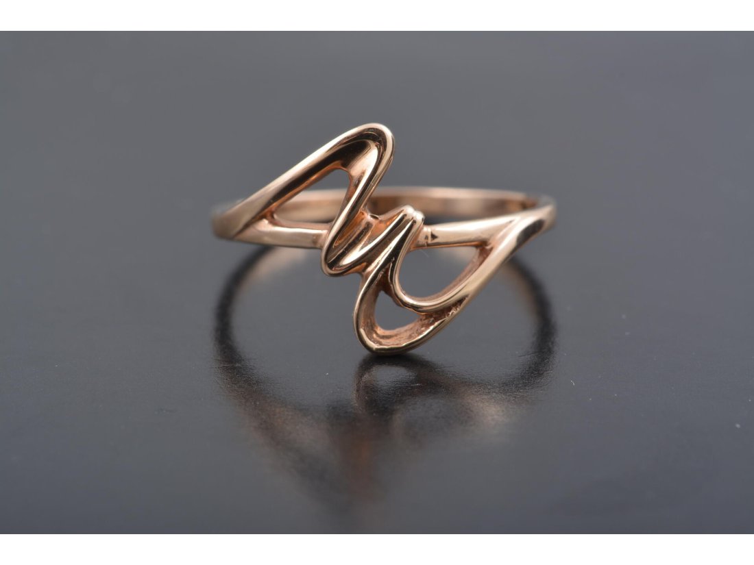 Каблучка "Вихор" без каміння