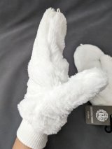 Теплые перчатки с мехом INNOE 85005-6 Белый - Innoe