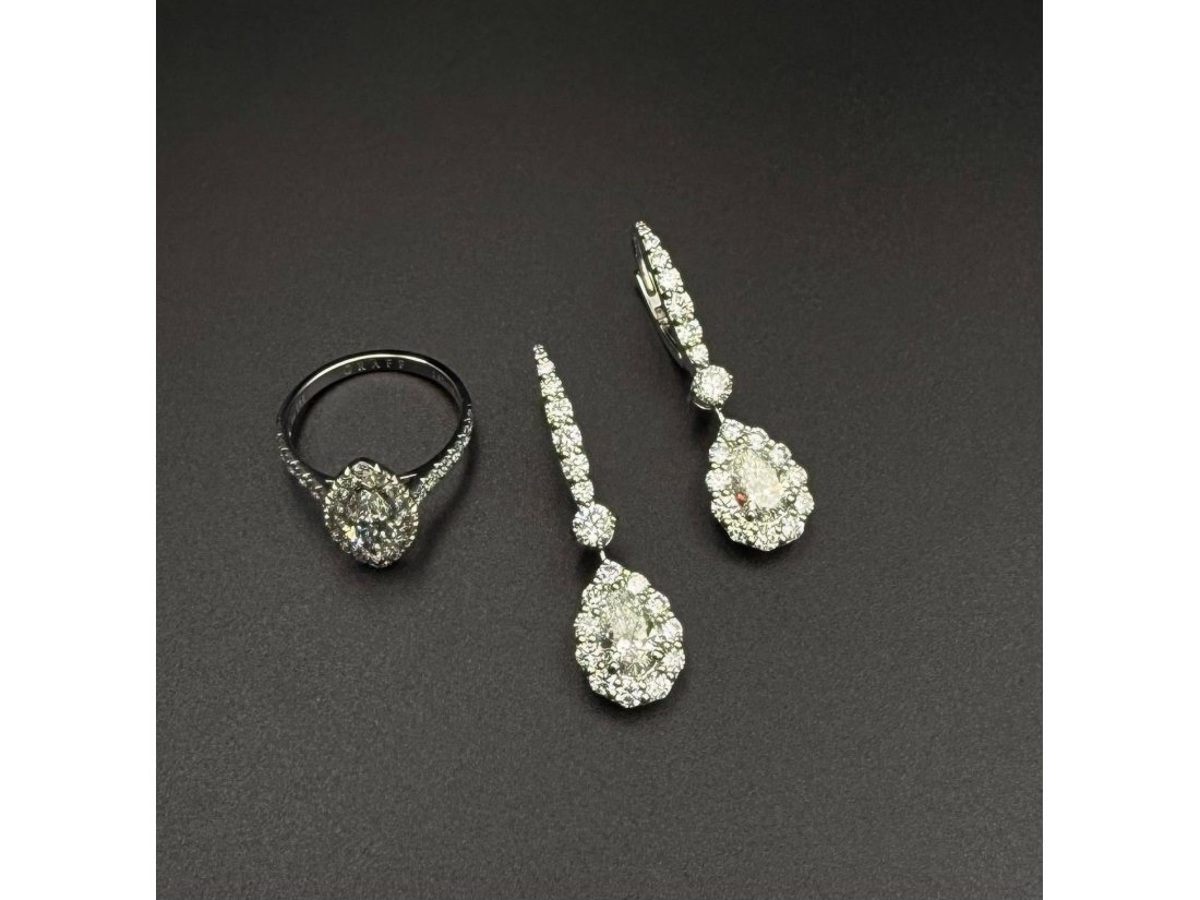 Сережки у стилі Graff - Фото3 Сережки у стилі Graff - Купити