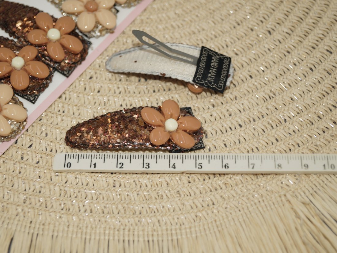 Дитячий затискач для волосся. Тік-так.5.5 см. - Кристалік