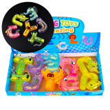 Антистрес жуйка-тягучка Алфавіт 9 см