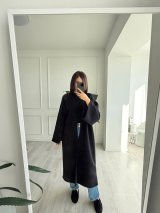 Універсальний подовжений кардиган з люрексом INNOE 300062-1 Чорний