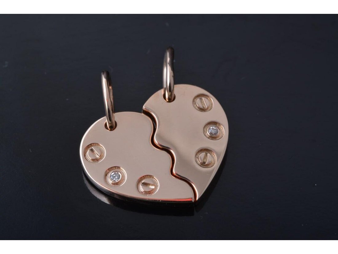 Підвіс - половинки серця - Фото3 Підвіс - половинки серця - Купити