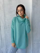 Туніка з трикотажу джерсі 230222-3 Бірюзовий - Купити