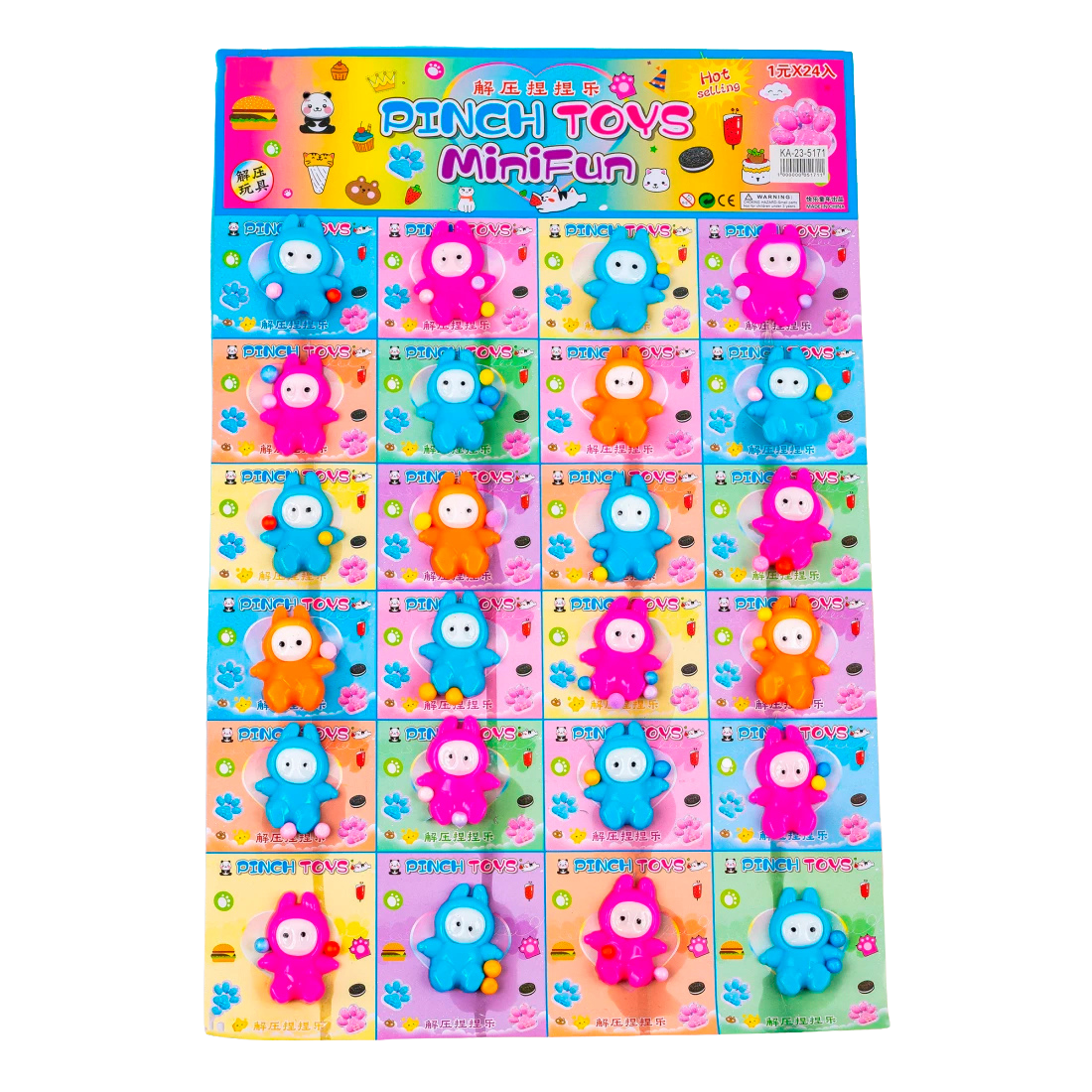 Антистрес чудик на листі 4,5 см