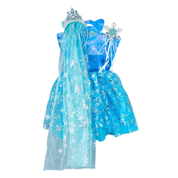 Карнавальний набір Снігова Королева блакитний - Купити