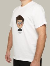 Чоловіча футболка, біла з принтом аватара Hopper 016 - Футболки з принтами - Hopper