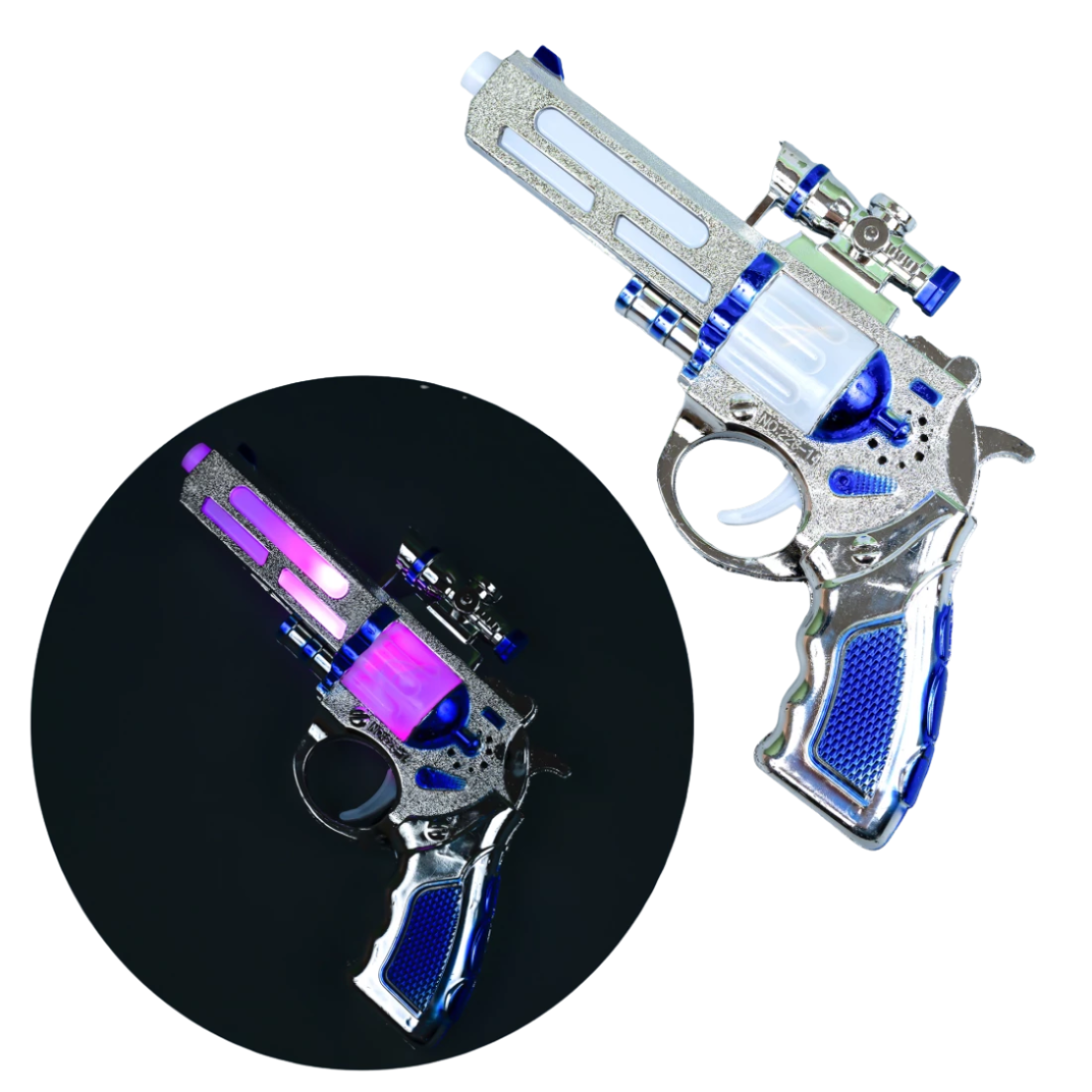 Звуковий пістолет, що світиться Барабан 19 см