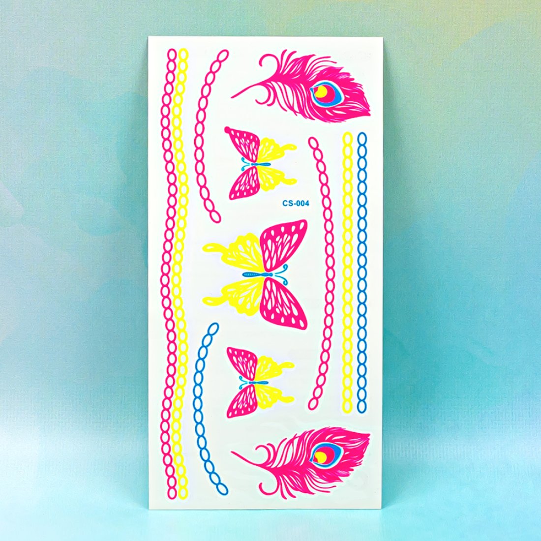 Неонові татуювання Метелики 21 см - Pobut