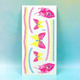 Неонові татуювання Метелики 21 см - Pobut