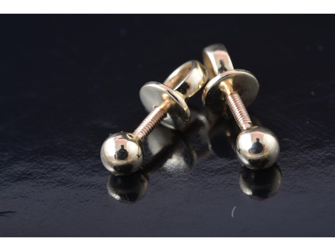 Сережки &quot;Кульки&quot; на закрутках - Багира