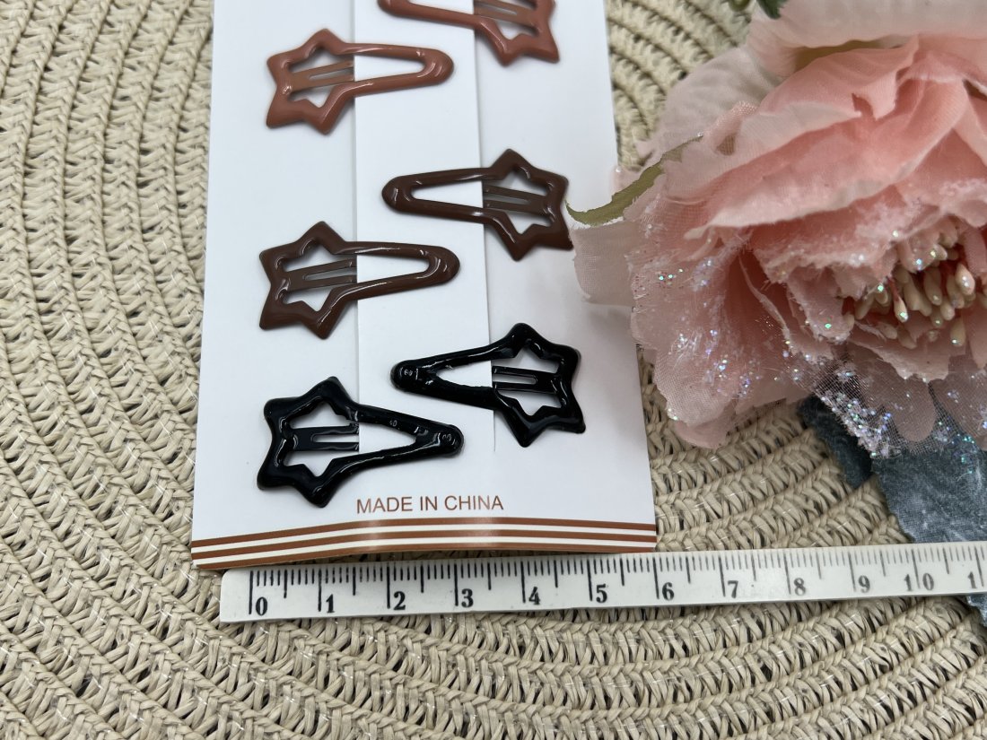 Дитяча заколка Тік-так. 2,5 см - Кристалік