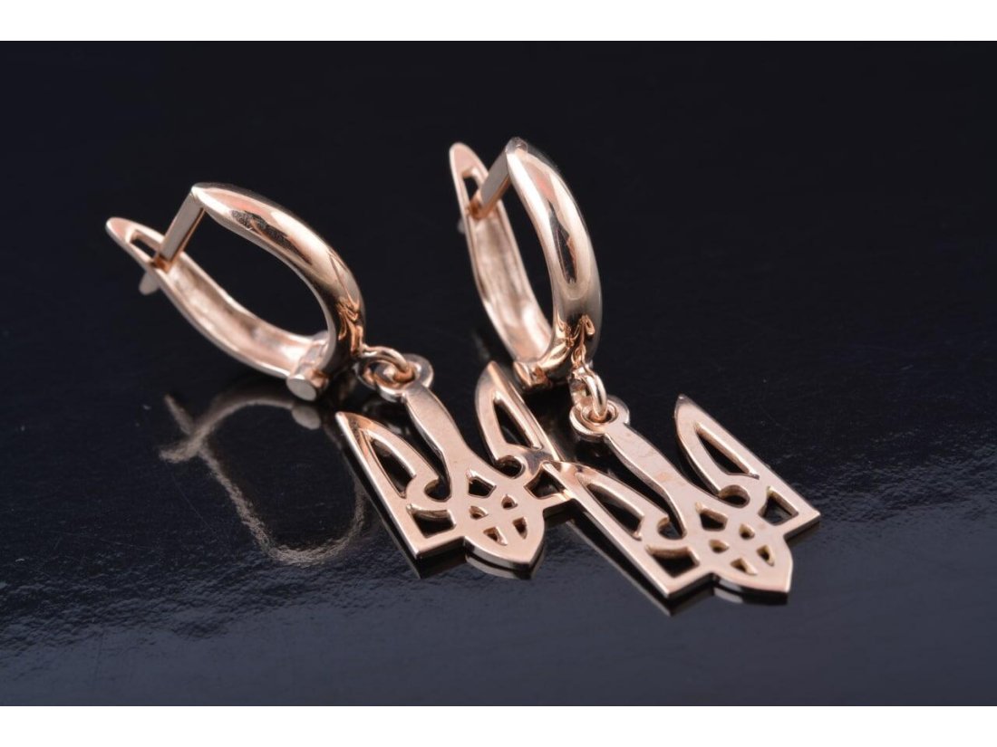 Сережки "Герб" - Фото1 Сережки "Герб"