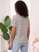 Футболка oversize у смужку INNOE 300054-2 Білий - Innoe