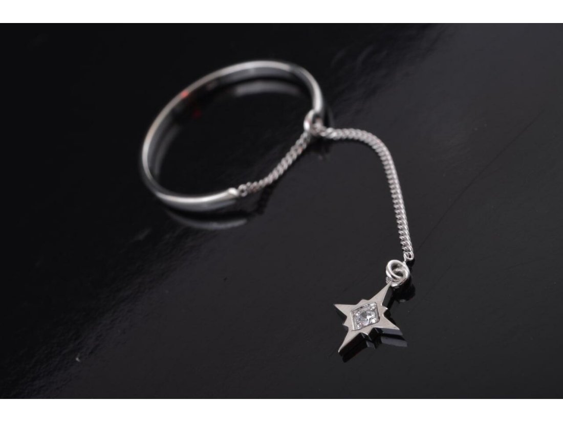 Каблучка з ланцюжком - Фото2 Каблучка з ланцюжком - Багира