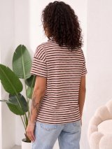 Літня футболка oversize INNOE 300054-2 Рожевий - Купити
