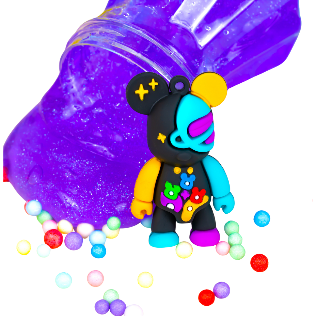 Лізуни Ведмедики кольорові 14 см - Pobut