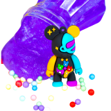 Лізуни Ведмедики кольорові 14 см - Pobut