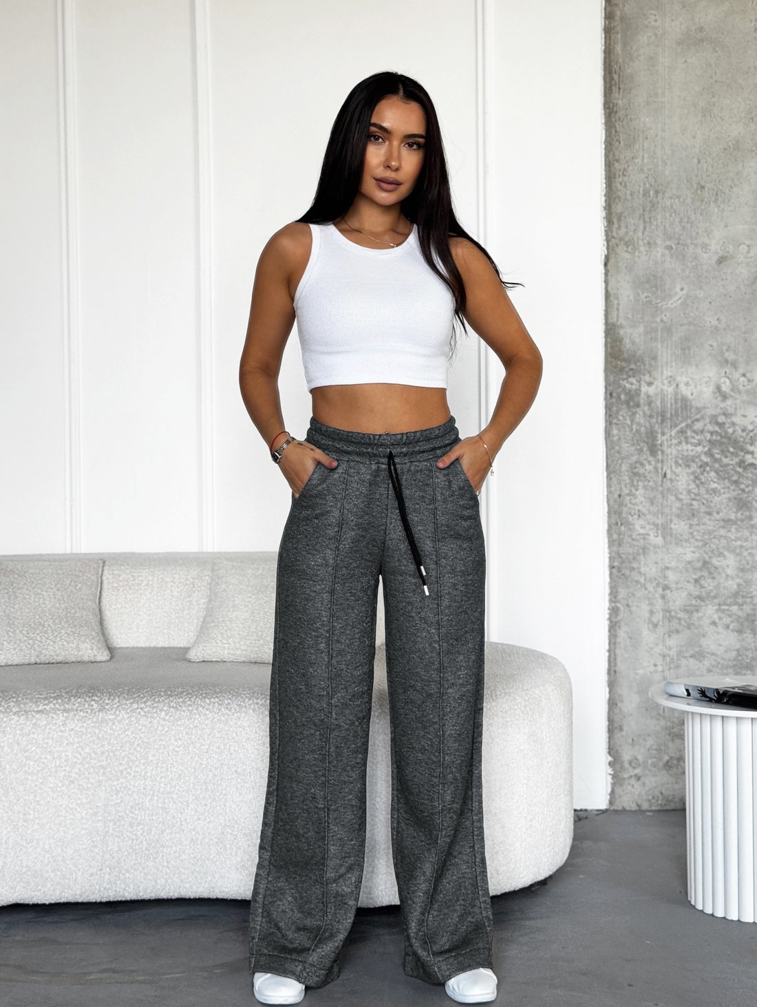 Теплі штани INNOE 300031-1 Сірий Золото