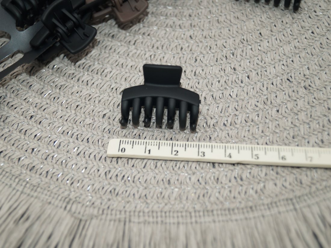 Краби для волосся. Матові 3 см. - Кристалік