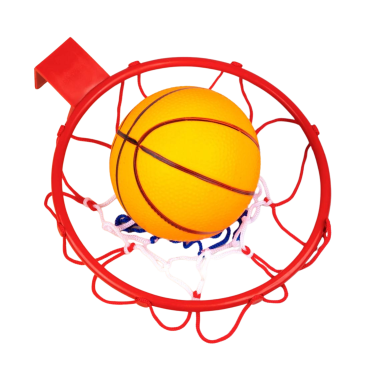 Дитячий набір Баскетбольне кільце червоний 22 см - Купити
