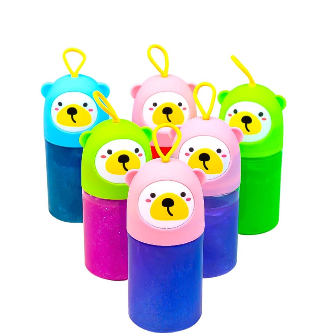 Лізуни Ведмедики з гліттером 13 см