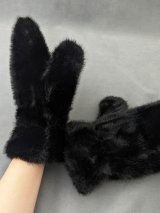 Утеплені хутряні рукавиці для зими INNOE 85005-4 Чорний - Купити