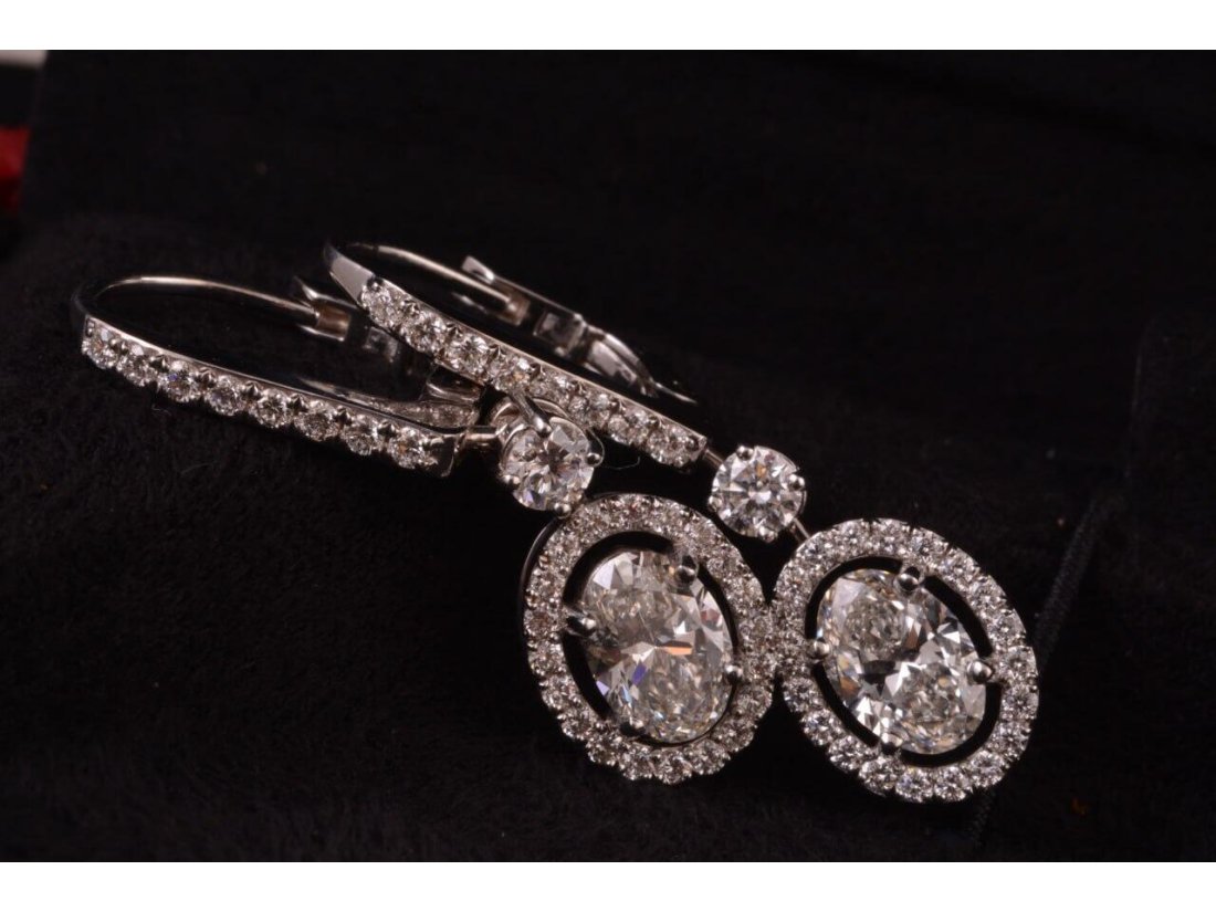 Сережки жіночі із діамантами у стилі Graff - Фото6 Сережки жіночі із діамантами у стилі Graff