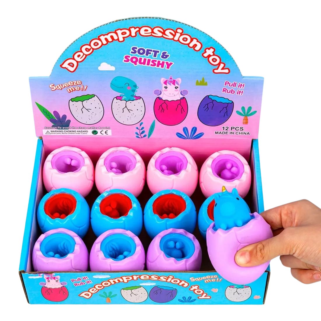 Антистрес тиснув Єдиноріг в яйці 9 см