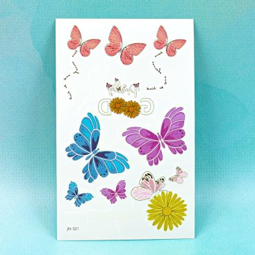 Дитячі перекладні татуювання Метелики JN-321 - Купити