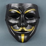 Маска Гая Фокса чорна