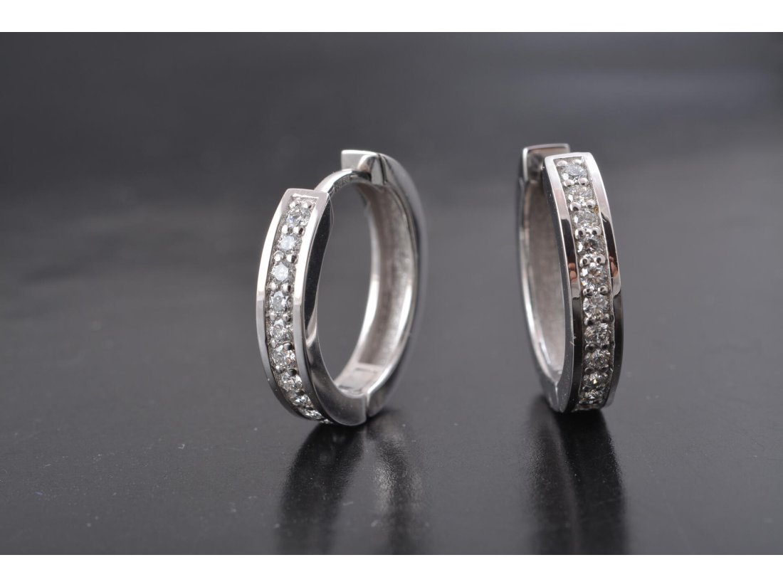 Сережки з діамантами - Купити