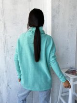 Ніжний светр-туніка в стилі Oversize 230222-2 Ментол
