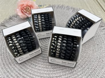 Резинки- Пружинки. набір темні. 5.5 см. - Купити