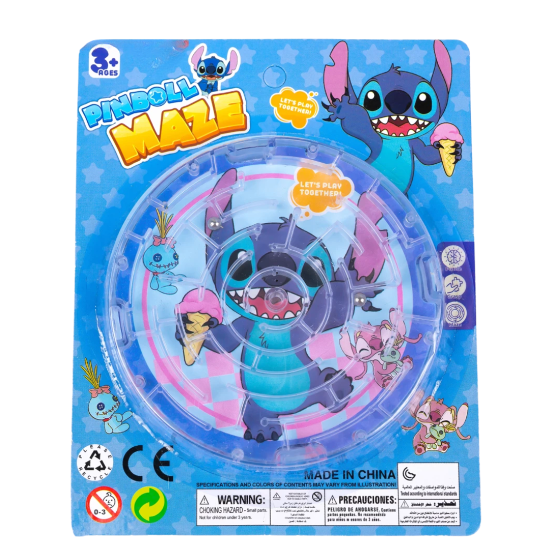 Гра лабіринт на дві кульки Вухань 11 см