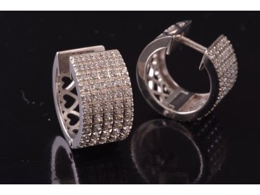 Сережки з діамантами - Фото Сережки з діамантами - Купити