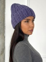 Комфортний Затишок – жіноча шапка на флісі INNOE 950234-1 Бузковий - Innoe