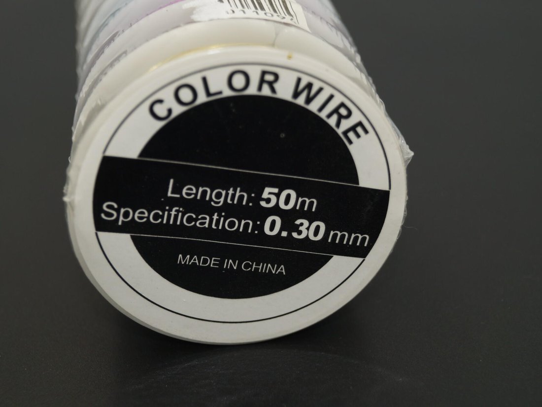 Дріт кольоровий. (0.30 мм-50 м.) - Кристалік