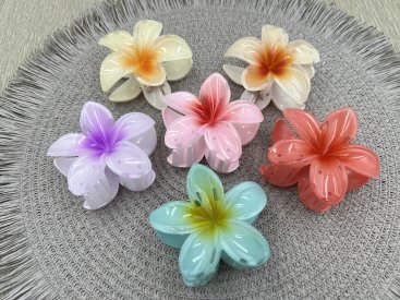 Краби для волосся кольорові, глянець. 7.5 см. - Купити