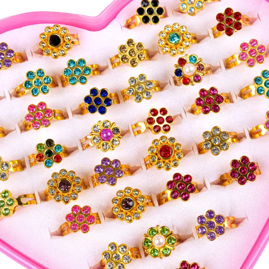 Кільця дитячі Рубін 36 штук - Pobut