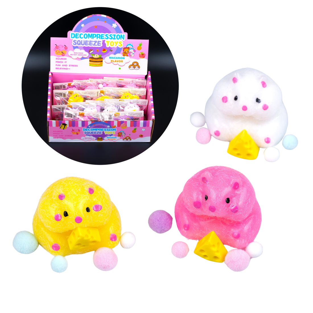 Антистрес Хом'як із сиром 5 см