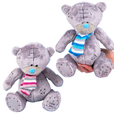 М'які іграшки Ведмедики у шарфиках 20 см - Купити