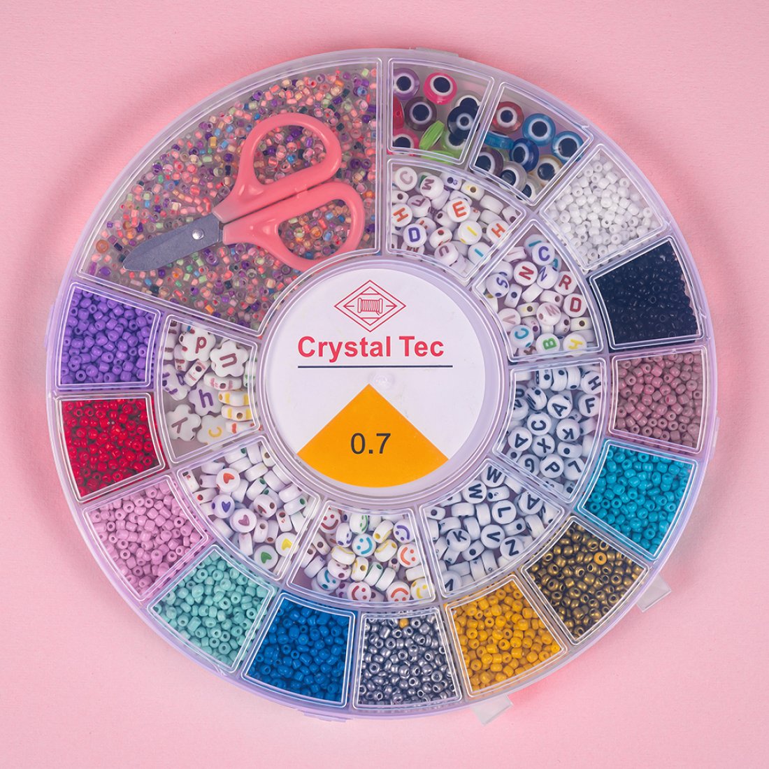 Набір бісеру для плетіння браслетів Кругляж 19 - Pobut