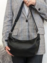 Сумка Urban Strap під натуральну шкіру з широкою шльовкою INNOE 350012-2 Чорний