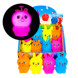 Сяючі силіконові їжачки Зайчики 12 см