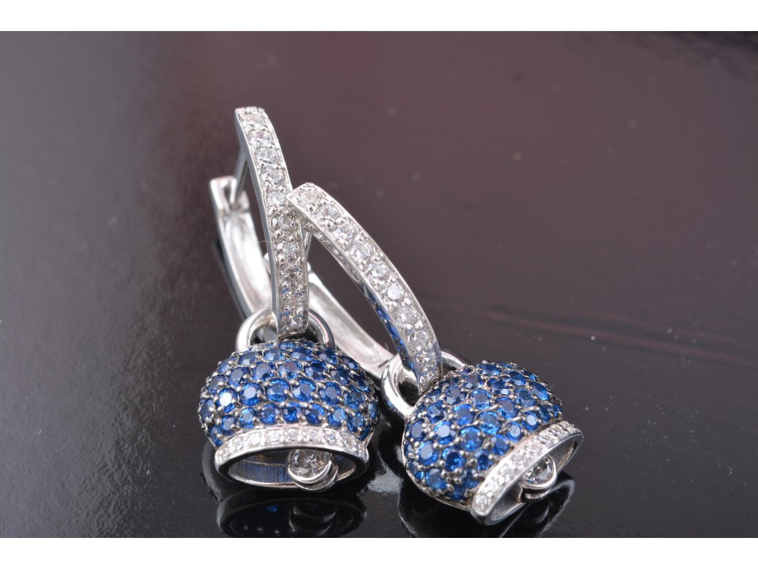 Сережки у стилі Chantecler &quot;Маленький дзвіночок&quot;, срібло - Багира