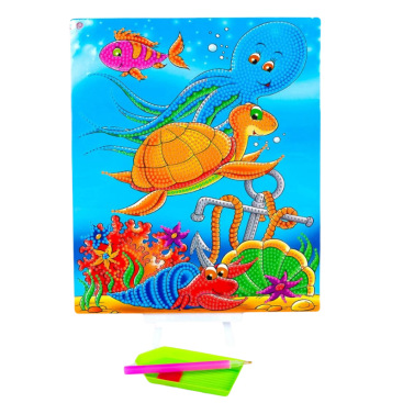 Алмазна мозаїка Морська 21*25 см - Купити