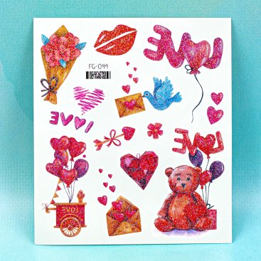 Дитячі тату з блискітками Мікс FG-044 - Купити