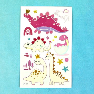 Дитячі перекладні татуювання Динозаври JN-257 - Купити